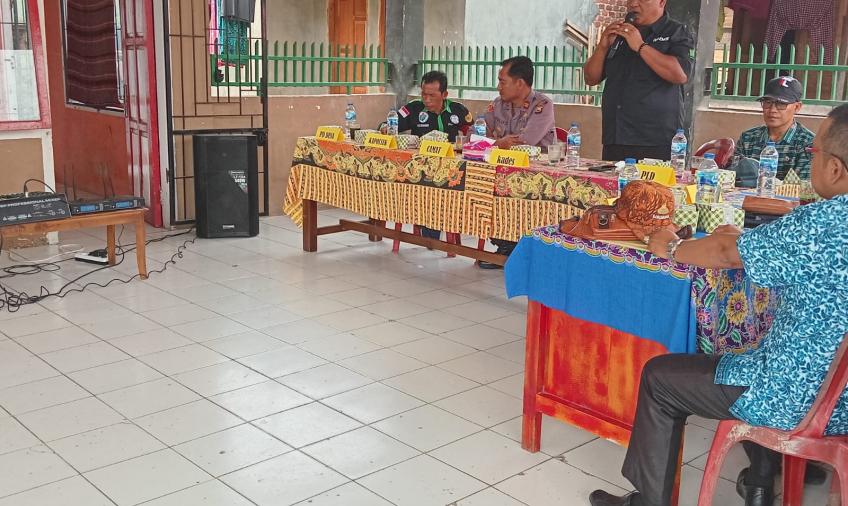 Polsek Lebong Tengah Gelar Jumat Curhat di Desa Semelako 2