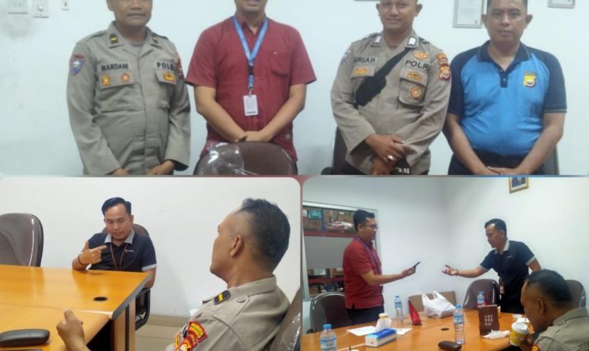 Sat Binmas Polresta Bengkulu Sambangi PT Indomarco, Koordnasi Terkait Pelaksanaan Penyuluhan 