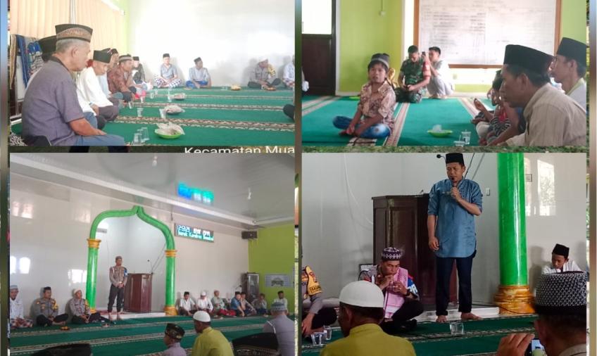 Kabaglog Polresta Bengkulu Gelar Jumat Curhat di Masjid Al-Muhajirin 
