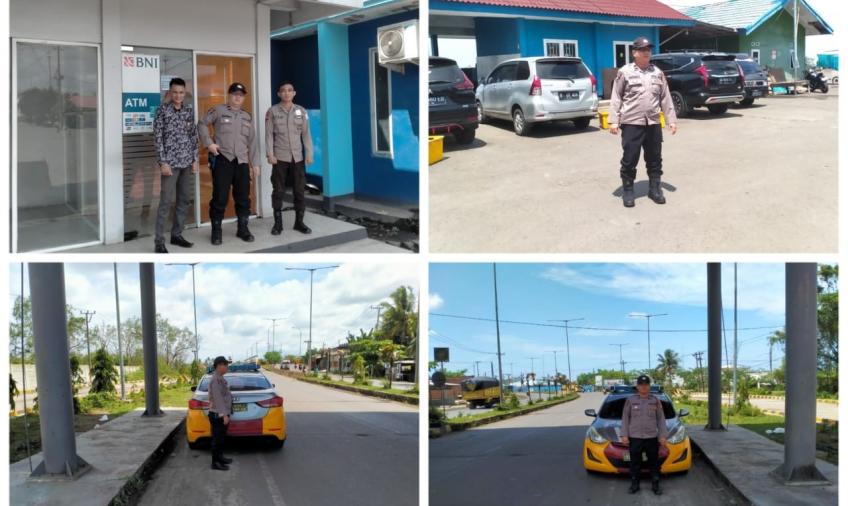 Tingkatkan Kewaspadaan Terhadap Potensi Terjadinya Gangguan Kamtibmas, Polsek KSKP Patroli Siang Hari