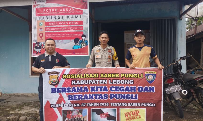 Cegah Pungli, Polsek Rimbo Lebong Tengah Sosialisasi di Kantor Bawaslu 