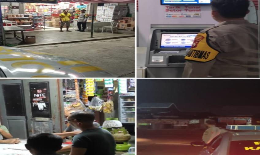 Patroli Dialogis Malam Hari, Personel Polsek Kampung Melayu Sampaikan Imbauan Kamtibmas  