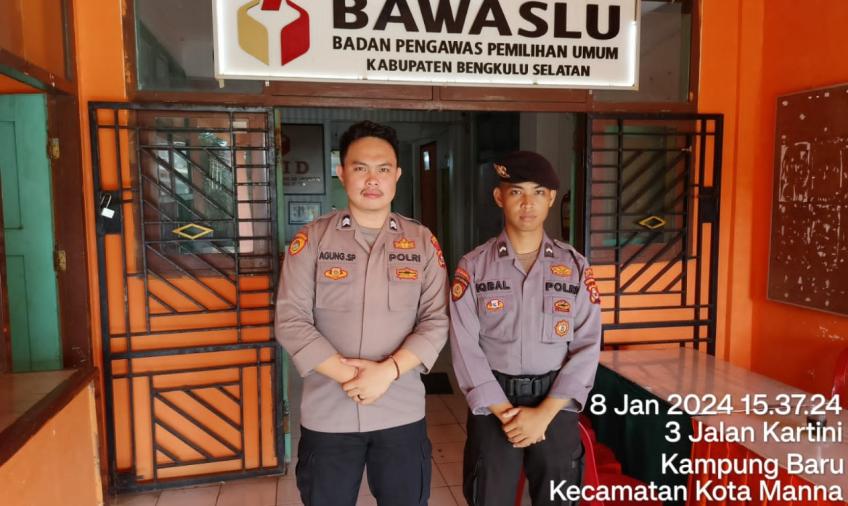 Jelang Pemilu Serentak Tahun 2024, Satgas Preventif OMB  Polres BS Patroli ke KPU, Bawaslu dan Gudang Logistik    