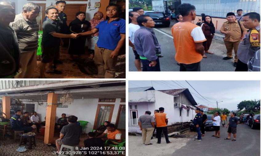 Selisih Paham Terkait Saluran Air dan Berujung Pengancaman, Warga Kelurahan Lempuing Dimediasi Polsek Ratu Agung
