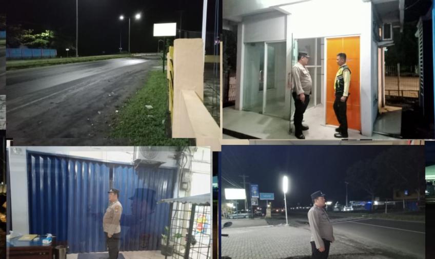 Polsek KSKP Pulau Baai Tingkatkan Patroli KRYD Dini Hari 