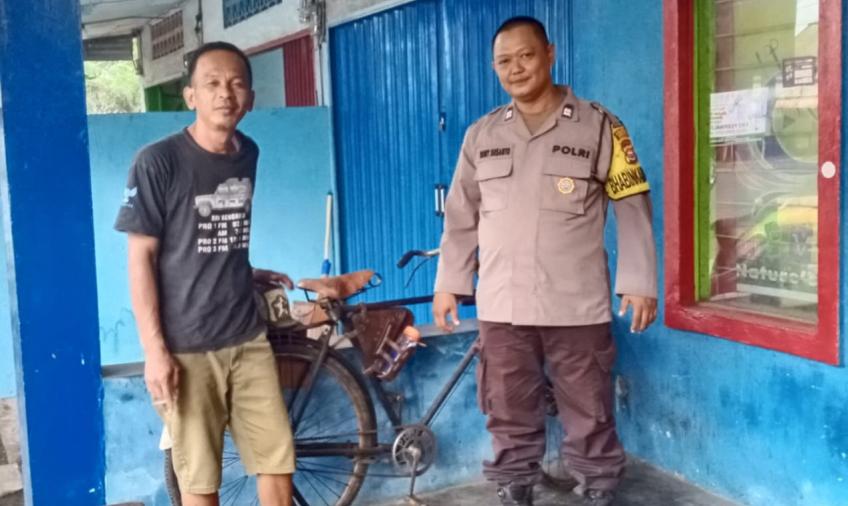 Sambang Silahturahmi dengan Masyarakat, Polsek Kampung Melayu Sampaikan Imbauan Kamtibmas 