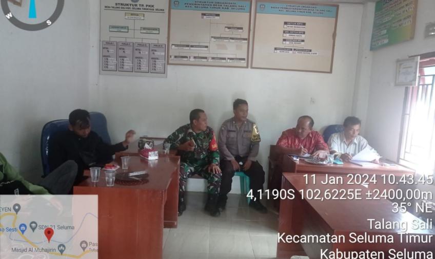 Bhabinkamtibmas Polsek Seluma Problem Solving Terkait Sengketa Kepemilikan Lahan Perkebunan Sawit