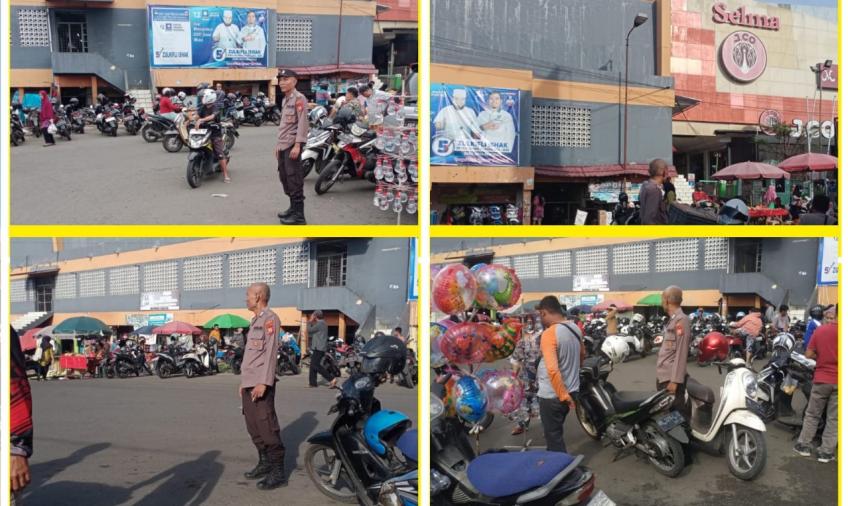 Patroli di Pasar Minggu, Polsubsektor Pasar Minggu Sampaikan Imbauan Kamtibmas 