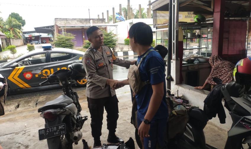 Patroli Unit Samapta Polsek Kota Manna, Pantau Obyek Vital dan Pusat Keramaian 
