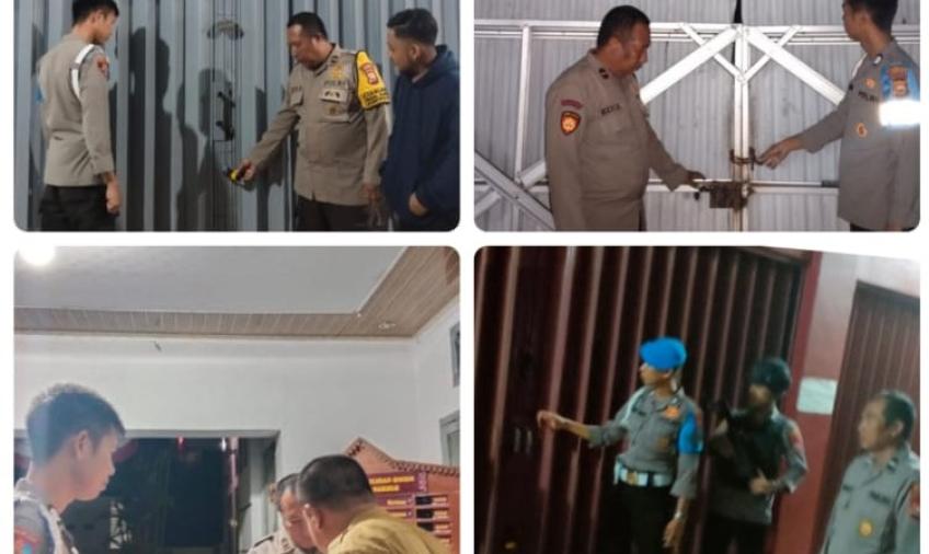 Satgas Preventif Subsatgas Polresta Bengkulu Patroli KPU Kota Bengkulu 
