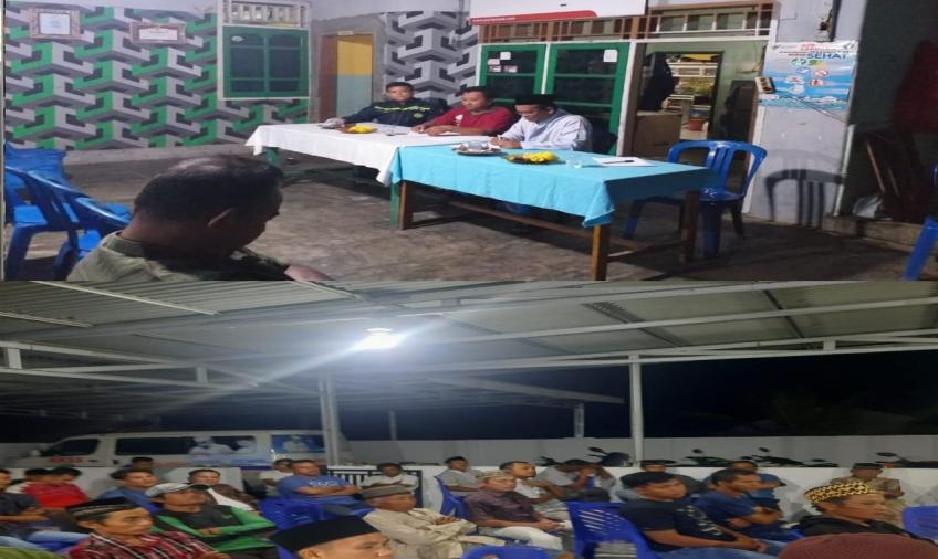 Bhabinkamtibmas Polsek Kampung Melayu Hadiri Kegiatan Pemilihan Ketua RT 07 Kelurahan Sumber Jaya 