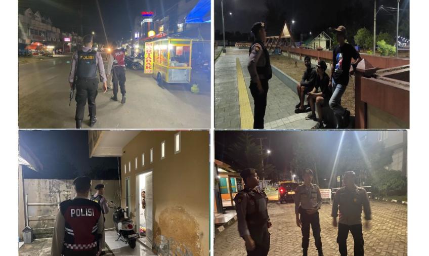 Patroli Mobiling, Personel Sat Samapta Sambangi Warga Masyarakat Sampaikan Imbauan Kamtibmas