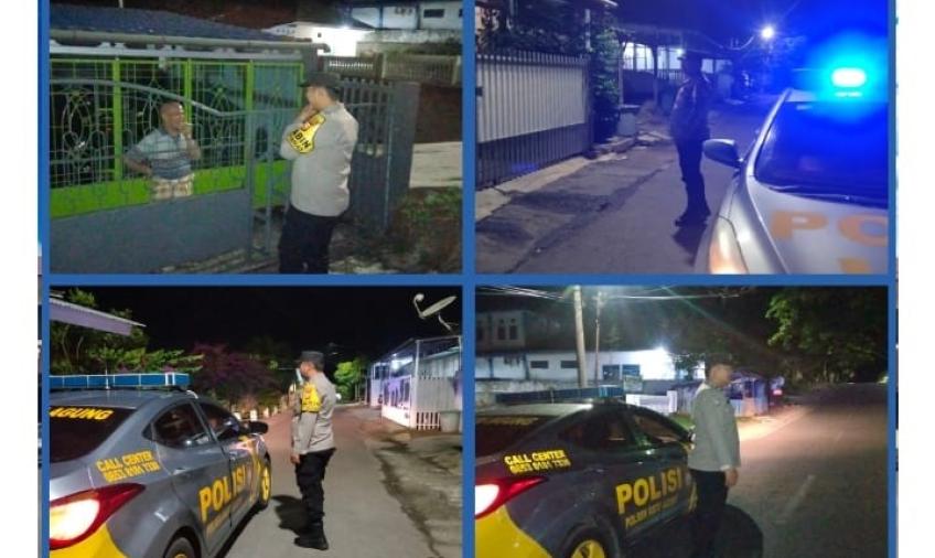 Patroli Malam, Polsek Ratu Agung Antisipasi Gangguan Kamtibmas 