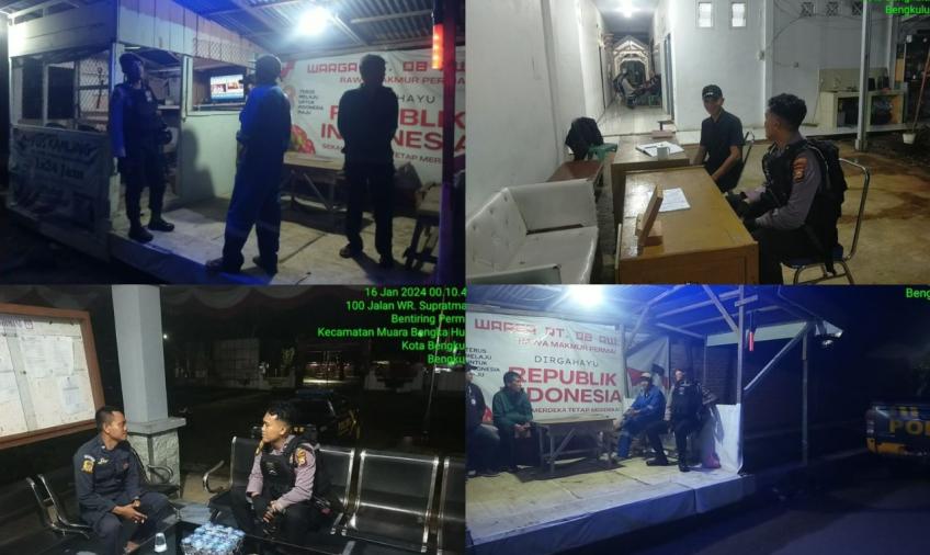 Sambangi Kantor KPU Kota Bengkulu, Personel Sat Samapta Cegah Tindak Pidana 3C