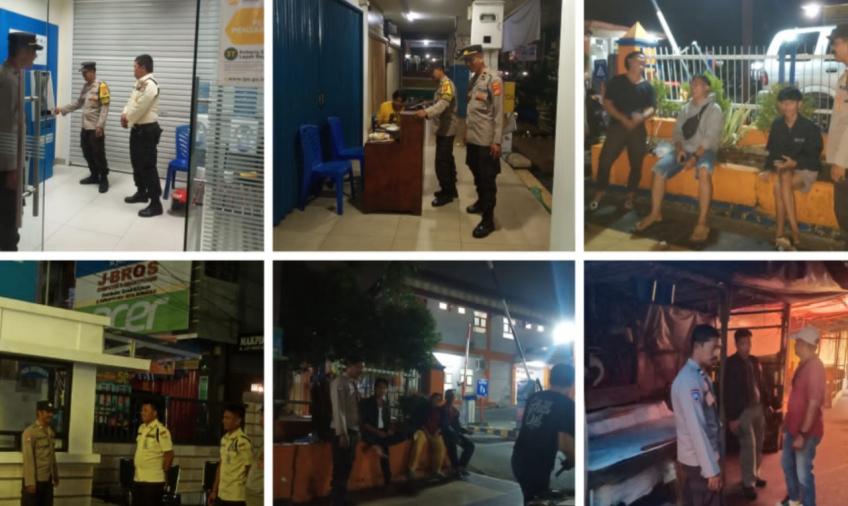 Ciptakan Situasi Aman dan Kondusif Polsek Ratu Samban Sambangi Security