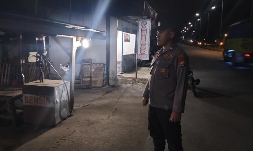 Patroli di Seputaran Pelabuahan, Polsek KSKP Pulau Baai Cegah Aksi 3C 