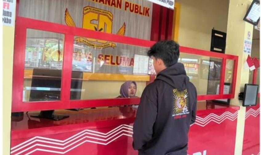 Satuan Intelkam Polres Seluma Laksanakan Pelayanan Publik Bidang SKCK