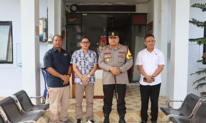 Tingkatkan Sinergitas Menjelang Pemilu, Kapolres Kepahiang Kunjungi KPU dan Bawaslu Kabupaten Kepahiang