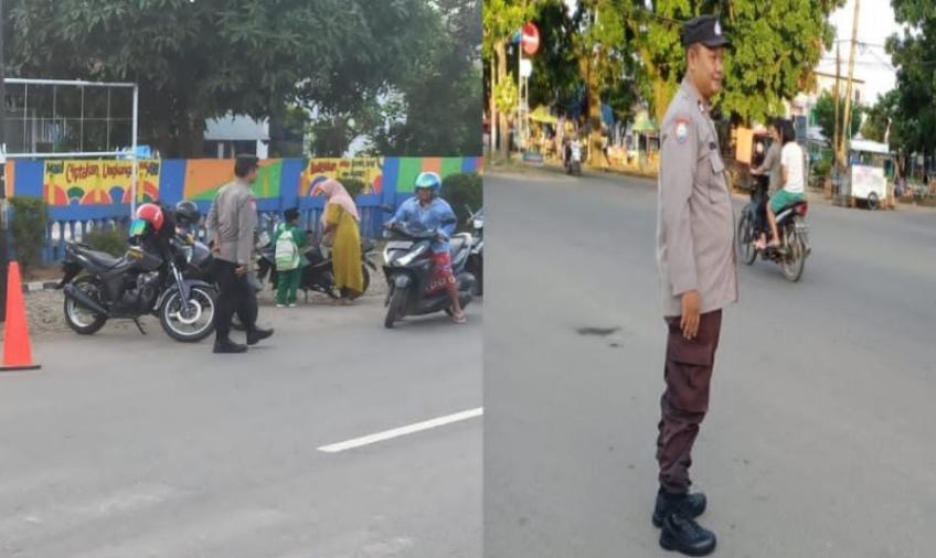 Personel Polsek Kampung Melayu, Hadir di Tengah Masyarakat Laksankan Commander Wish 