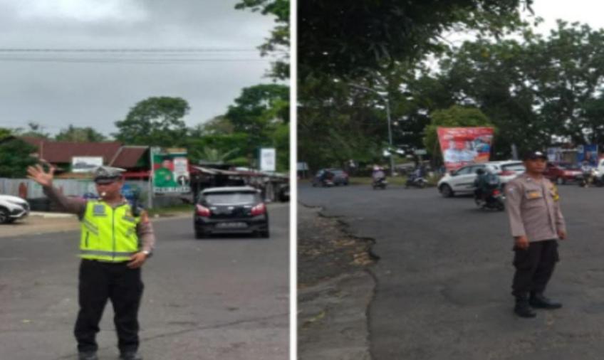 Berikan Pelayan Terbaik kepada Masyarakat Polsek Gading Cempaka Laksanakan Pengaturan Lalu Lintas Pagi