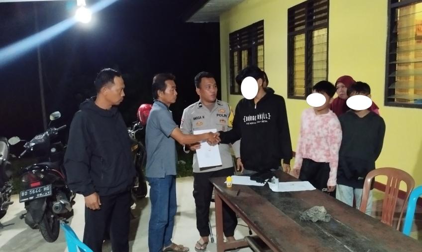 Problem Solving, Bhabinkamtibmas Polsek Lebong Selatan Mediasi Kasus Pencurian Setandan Pisang