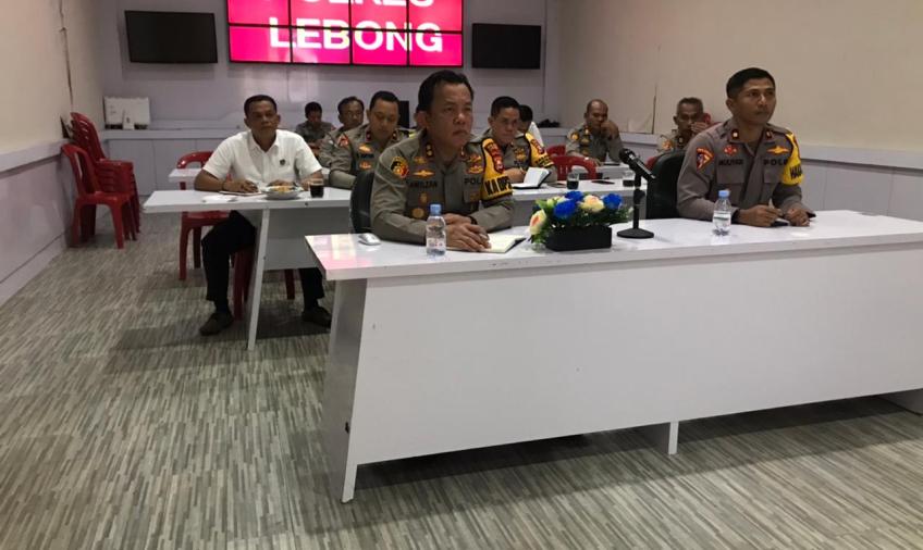 Kapolres Lebong dan PJU Terima Arahan dari Kapolda Bengkulu