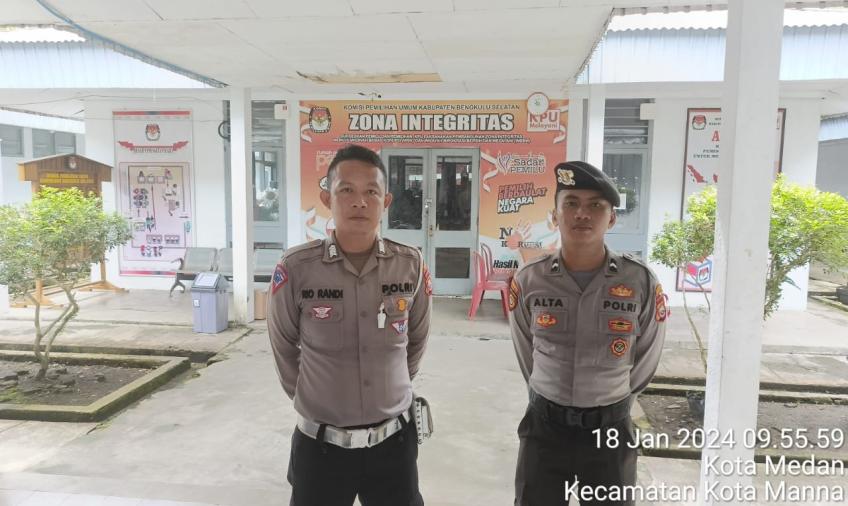 Satgas Preventif OMB Polres BS, Patroli ke Kantor Penyelenggara Pemilu Tahun 2024
