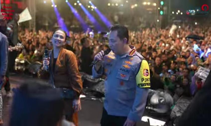 Polres Bengkulu Selatan, Nobar Pentas Musik “Jogja Asyik, Jogja Bermusik untuk Indonesia Apik"