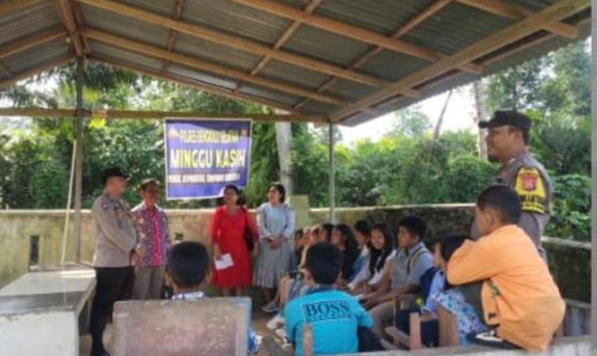 Tampung Aspirasi Warga Melalui Minggu Kasih, Polsek Kota Manna Gelar Minggu Kasih di Gereja  HKBP Malao