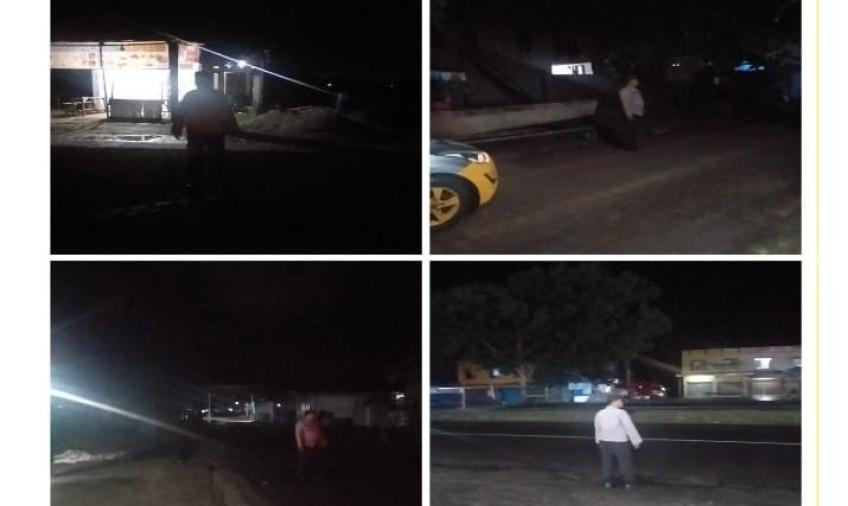 Patroli Subuh, Polsek KSKP Pulau Baai Cegah Aksi Kejahatan dan Kriminal 