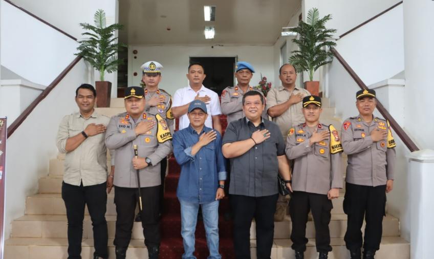 Silaturahmi, Kapolres Kepahiang dan Bupati Serta Ketua DPRD, Sepakat Ciptakan Pemilu 2024 Aman dan Damai