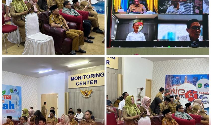 Polresta Bengkulu Ikuti Kegiatan Zoom Meeting Rapat Koordinasi Pengendalian Inflasi Tahun 2024 
