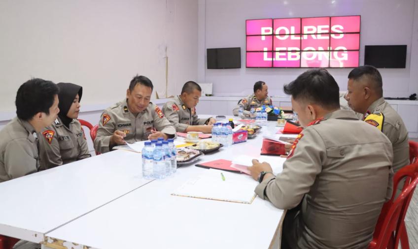 Roops Polda Bengkulu Supervisi di Polres Lebong 