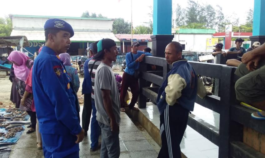 Wujudkan Kamtibmas Kondusif Jelang Pemilu 2024, Polairud Polres BS Patroli ke Perairan Pasar Bawah