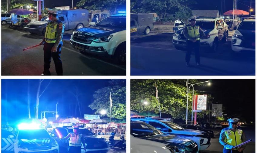 Polresta Bengkulu Patroli Blue Light Cegah Terjadinya Tindak Pidana 3C dan Balap Liar
