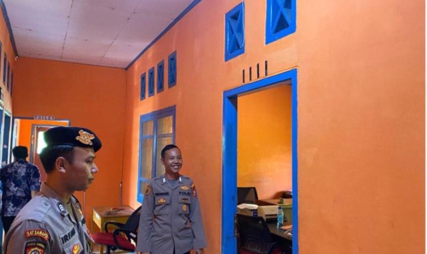 Patroli Ops Mantap Brata Nala, Sat Samapta Polres Seluma Sambangi Kantor KPU dan Bawaslu 