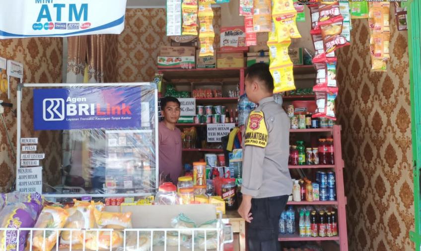 Hindari Perbedaan Menjadi Perpecahan Jelang Pemilu, Bhabinkamtibmas Polsek Pino Raya Sampaikan Imbauan