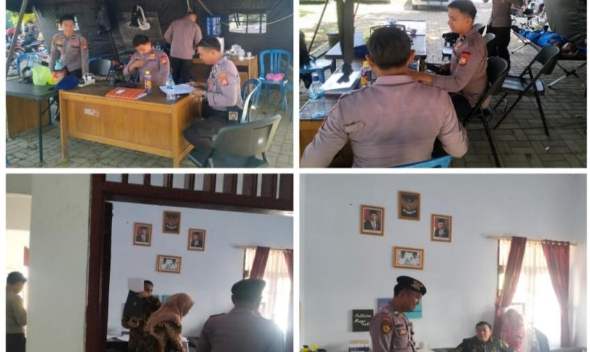Patroli Mobiling, Personel Sat Samapta Polresta Bengkulu Sambangi KPU dan Bawaslu Kota Bengkulu  