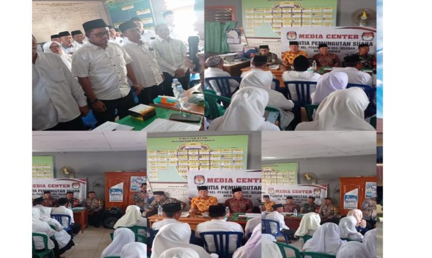 Bhabinkamtibmas Polsek Selebar Hadiri Pelantikan KPPS di Kecamatan Selebar