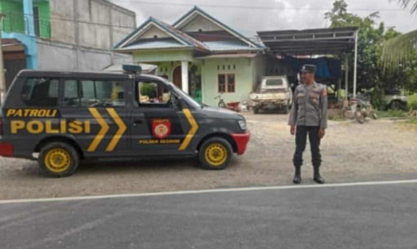 Pastikan Situasi Kamtibmas yang Aman dan Kondusif, Polsek Seginim Polres BS Gelar Patroli KRYD