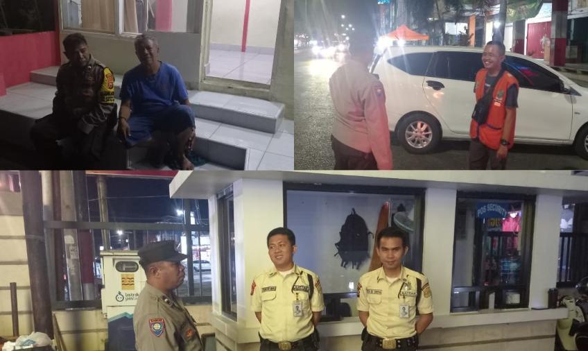 Polsek Ratu Samban Berikan Rasa Aman Lewat Patroli Malam di Obvit 