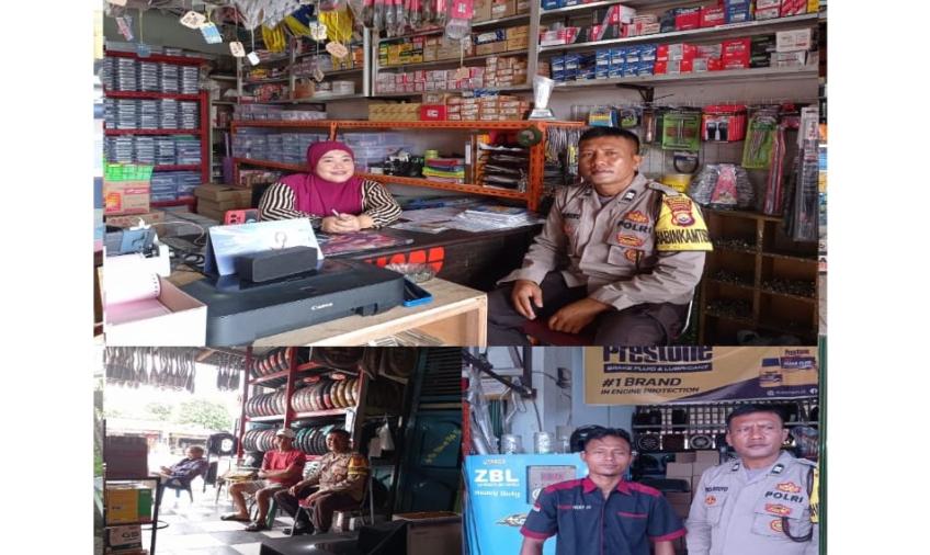 Dukung Pemilu Damai Kondusif, Bhabinkamtibmas Polsek Selebar Sambang Warga Sampaikan Imbauan Kamtibmas