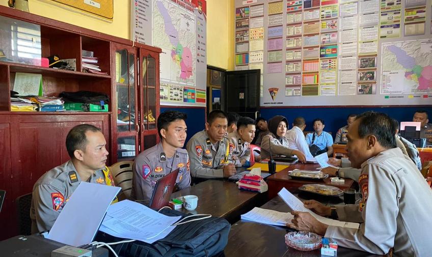 Itwasda Polda Bengkulu Laksanakan Pengawasan OMB di Polres Lebong