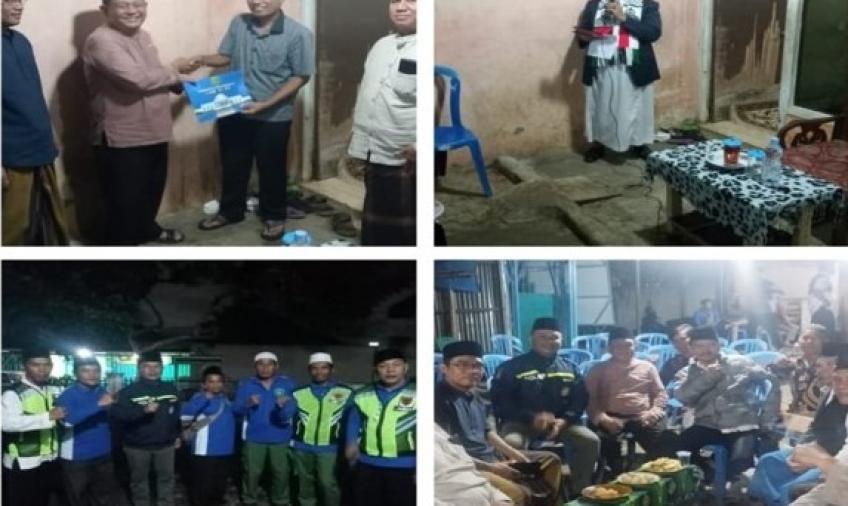 Bhabinkamtibmas Kelurahan Panorama Hadiri Takziah Malam Ketiga di Rumah Warga Binaanya