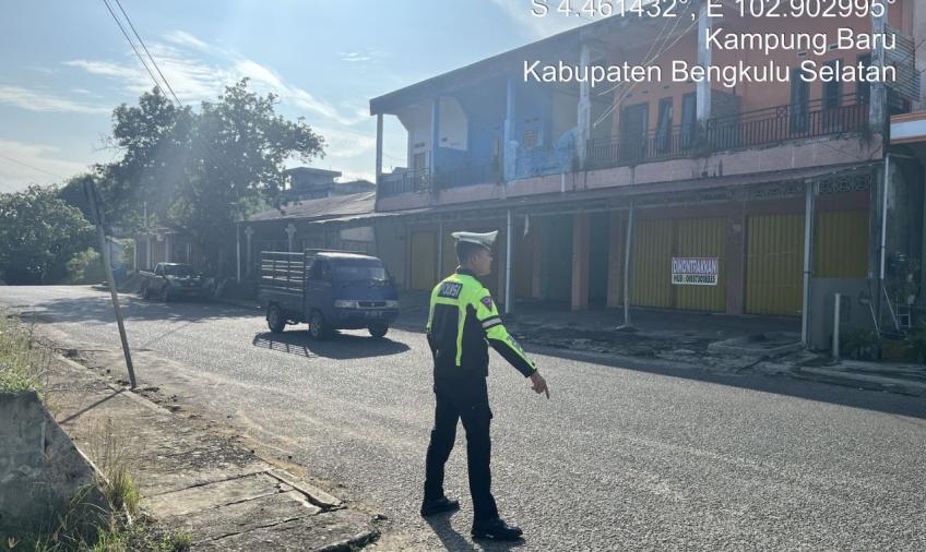 Satgas Kamseltibcar Lantas, Patroli Ke Kantor KPU dan Bawaslu Serta Gudang Logistik KPU Pemilu