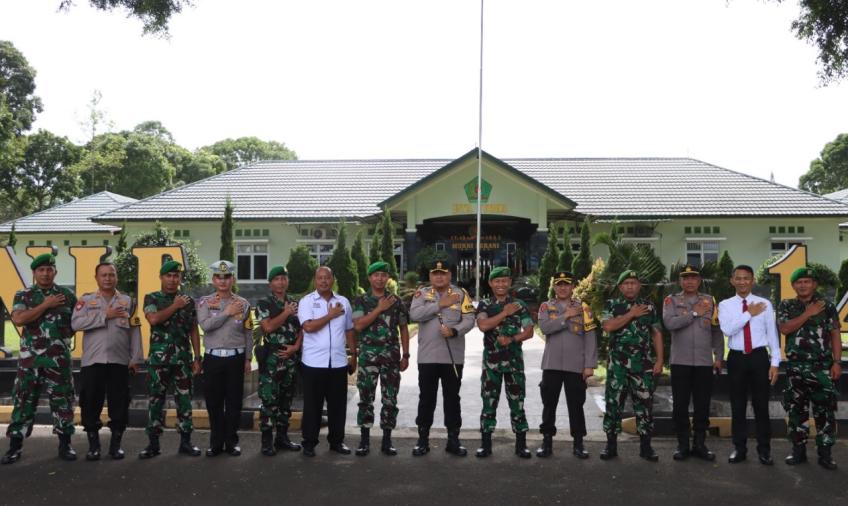 Kapolres Kepahiang Silaturahmi ke Batalyon Infantri 144 Jaya Yudha untuk Menjaga Sinergitas Tni-Polri