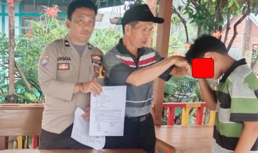 Dimediasi Bhabinkamtibmas, Perkara Pencurian 2 Cupak Beras, Roti dan Sepiring Nasi Berakhir Damai