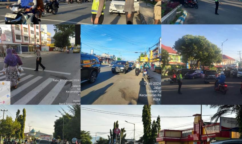 Cegah Kemacetan Hingga Laka Lantas, Personel Sat Lantas Rutinkan Commander Wish Pagi Hari