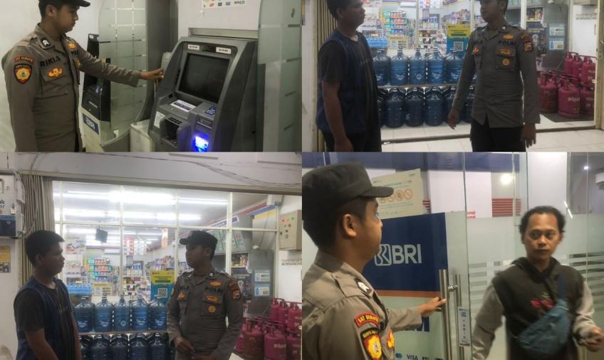 Sambangi Tempat-Tempat Rawan Gangguan Kamtibmas, Polsek Kmapung Melayu Laksanakan Patroli