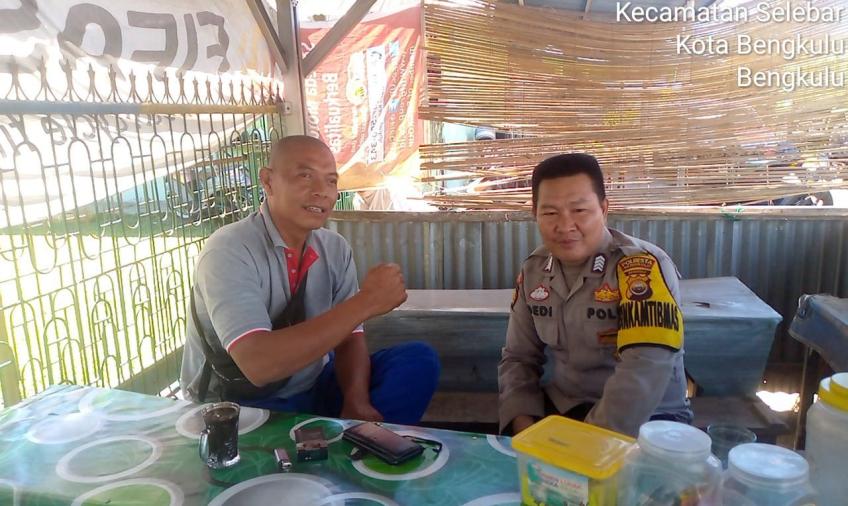 Sambangi Warga Binaan, Bhabinkamtibmas Polsek Selebar Sampaikan Imbauan Kamtibmas Jelang Pemilu